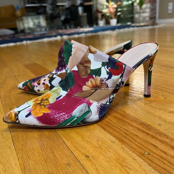 Cushnie Et Ochs Floral Mules - Picture 6 of 6